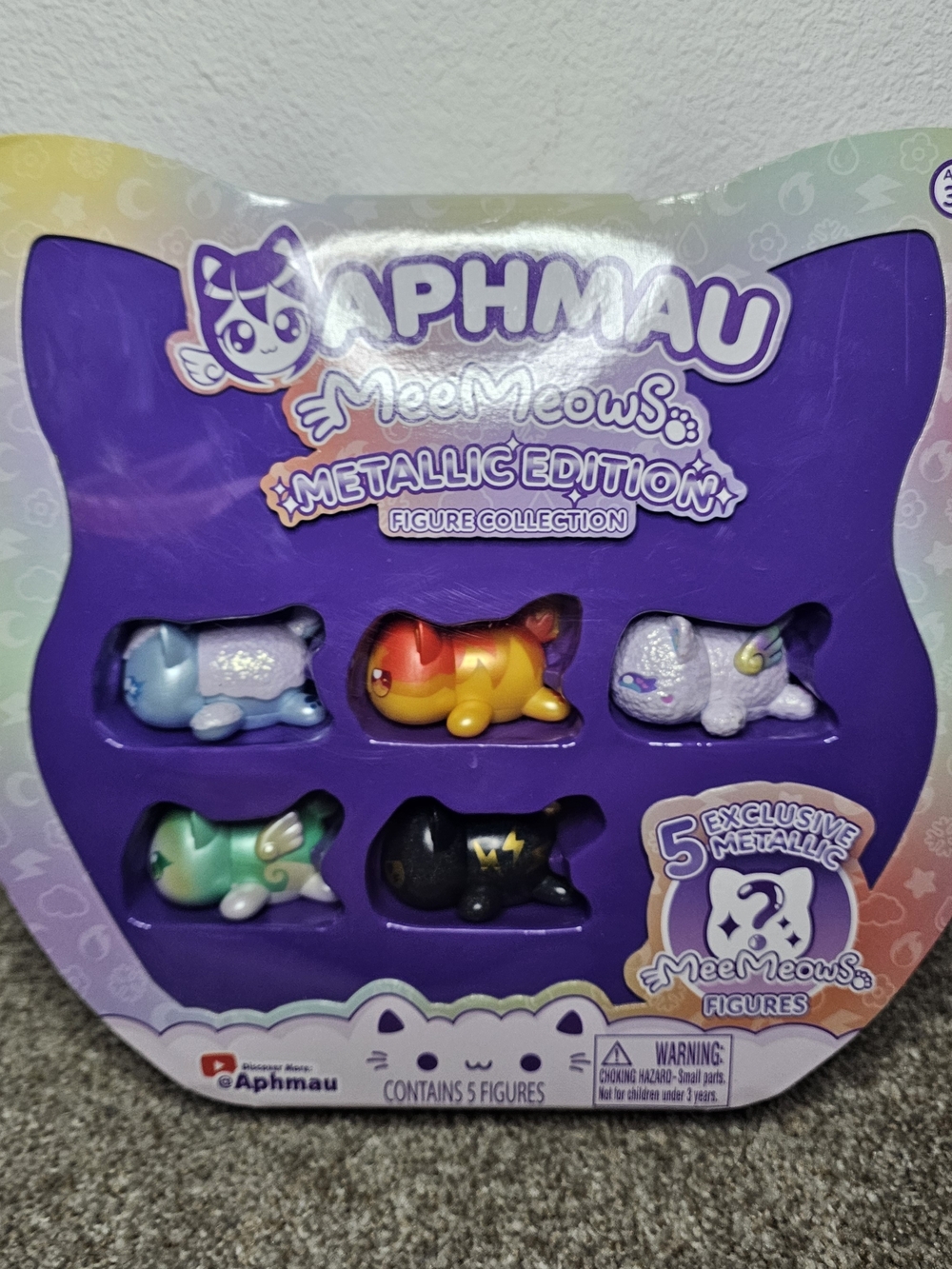MeeMeows Metallic Edition 5-Figure Set - Multicolor